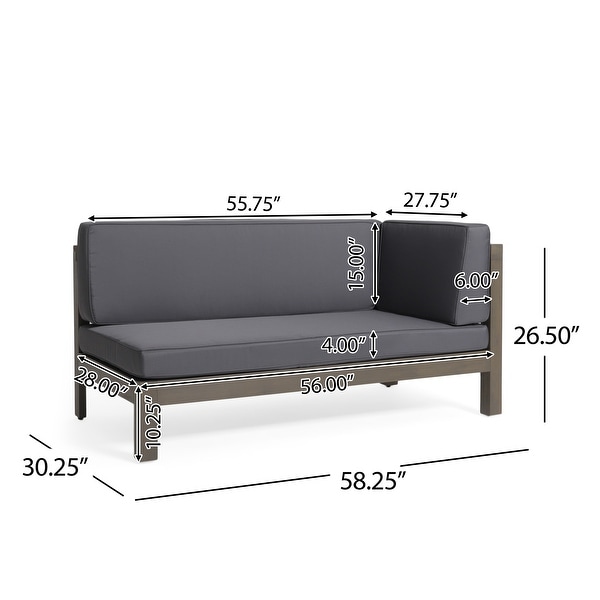 Brava Outdoor Acacia Wood XBack Patio Sofa Loveseat Set (Set of 2) by Christopher Knight Home