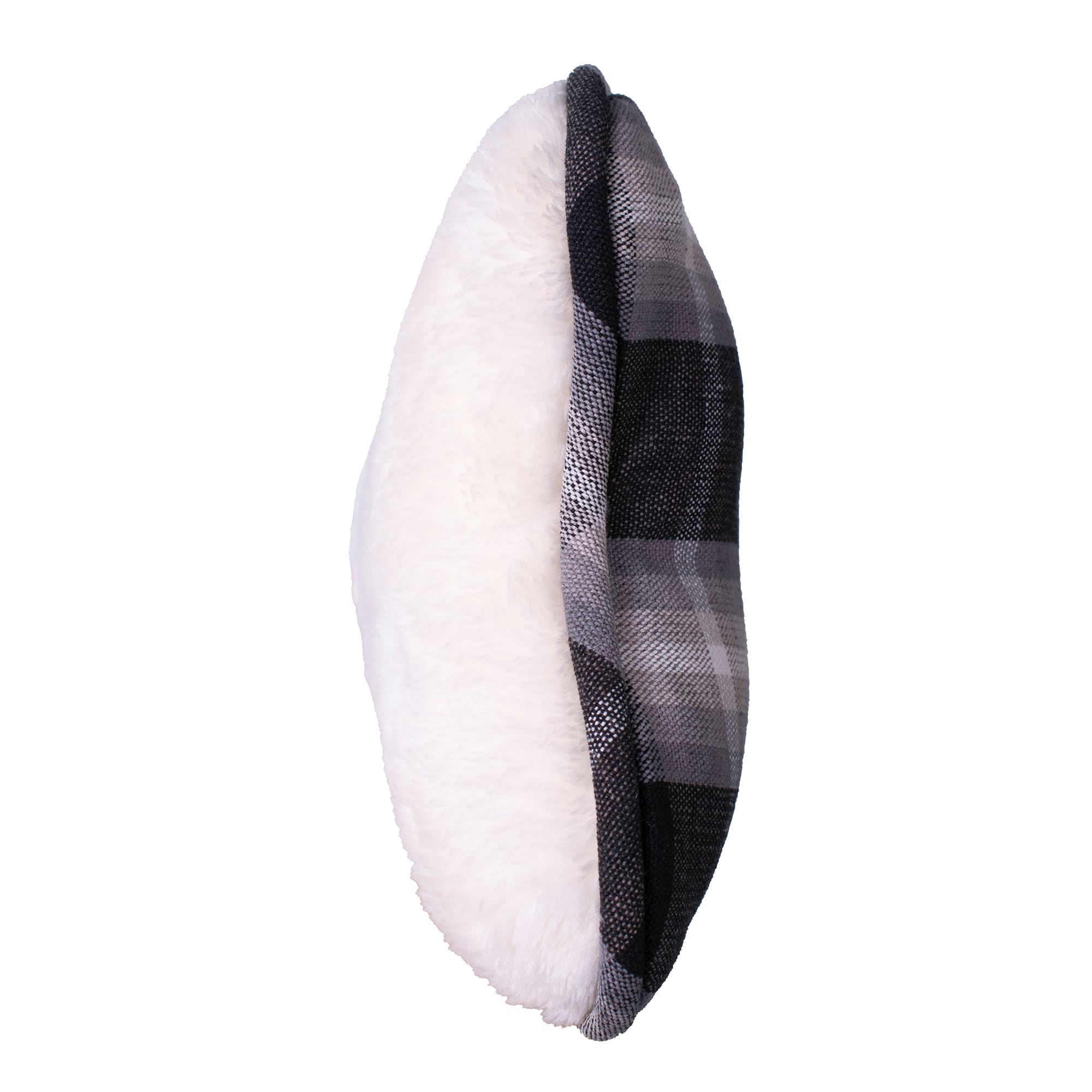 Pendleton Charcoal Ombre Plaid Bone Dog Toy， Small