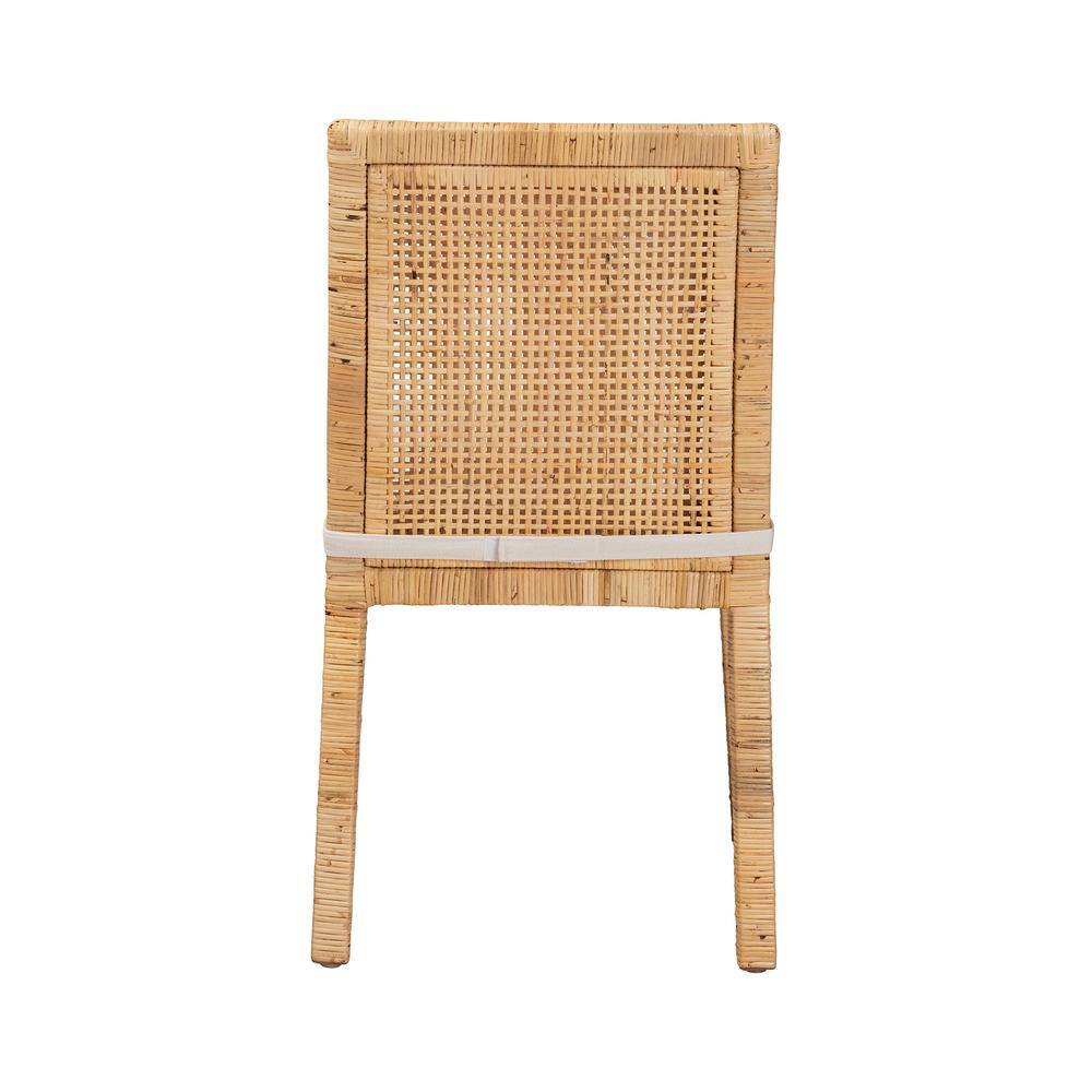 bali  pari Sofia Natural and White Dining Chair 185-2P-11872-HD