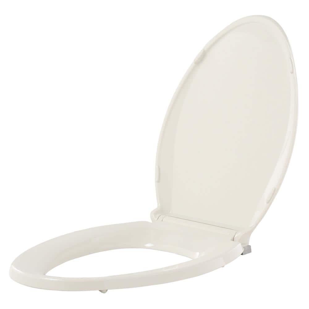 KOHLER GripTight Cachet Q3 Elongated Closed Front Toilet Seat in Biscuit