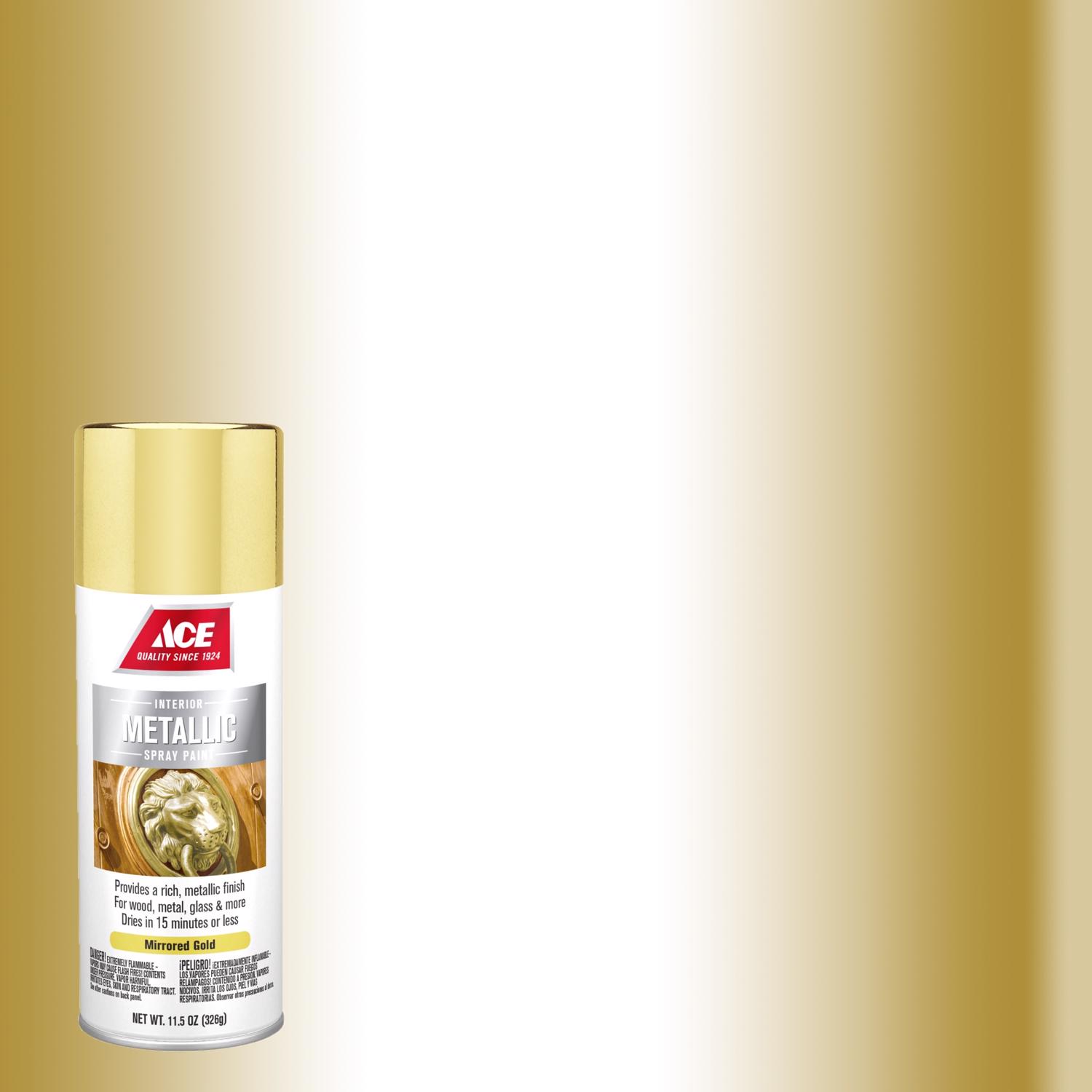 Ace Metallic Mirrored Gold Spray Paint 11.5 oz