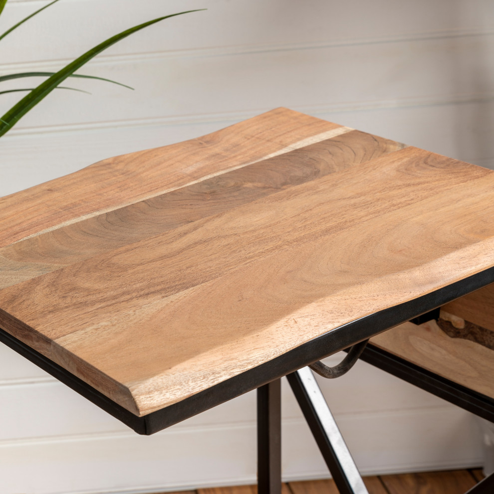 Dunwell Accent Table   Industrial   Side Tables And End Tables   by Crestview Collection  Houzz