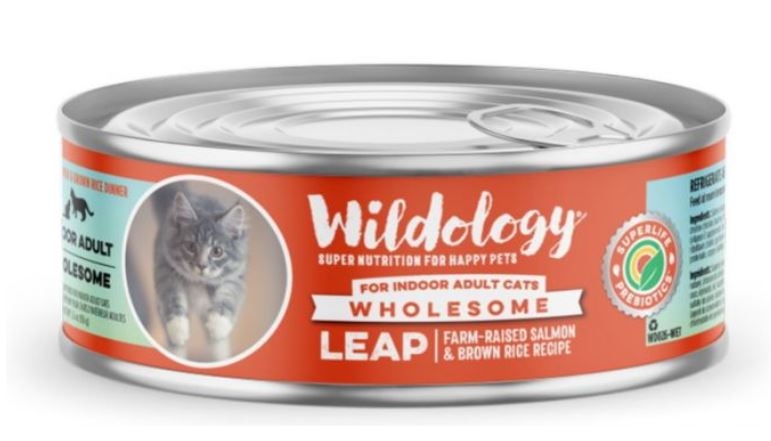 Wildology LEAP Salmon and Rice Indoor Wet Cat Food 5.5 Oz.