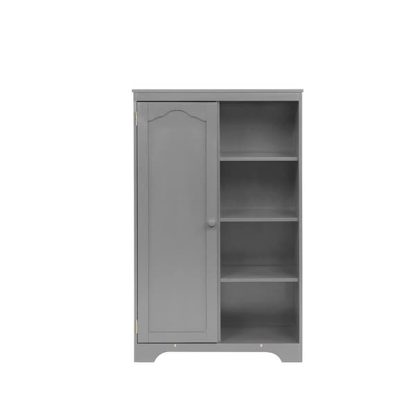 Nestfair Storage Armoire Cabinet With 3 Shelves - - 35865636