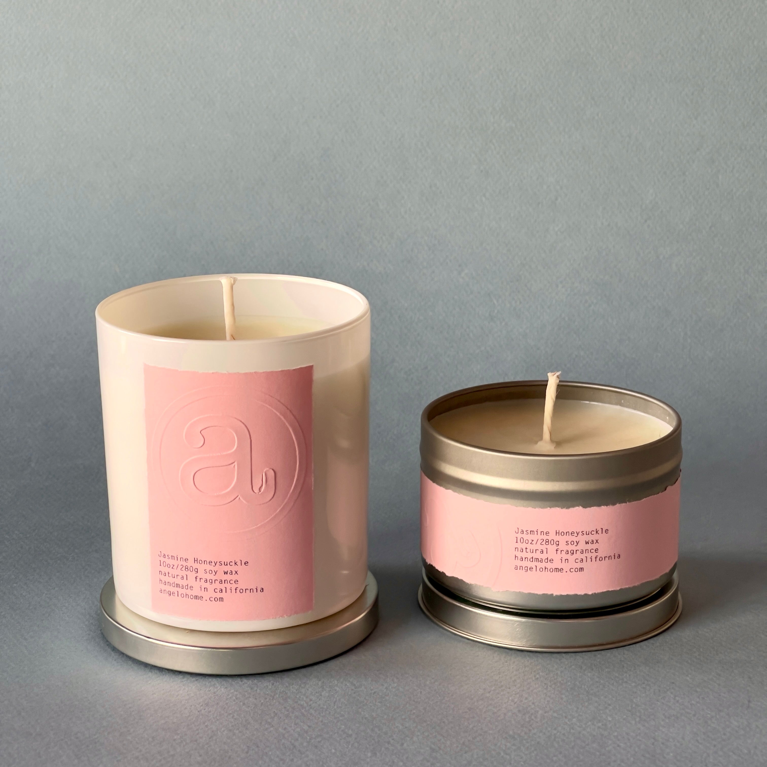 angelo:HOME Jasmine Honeysuckle Scented Candle