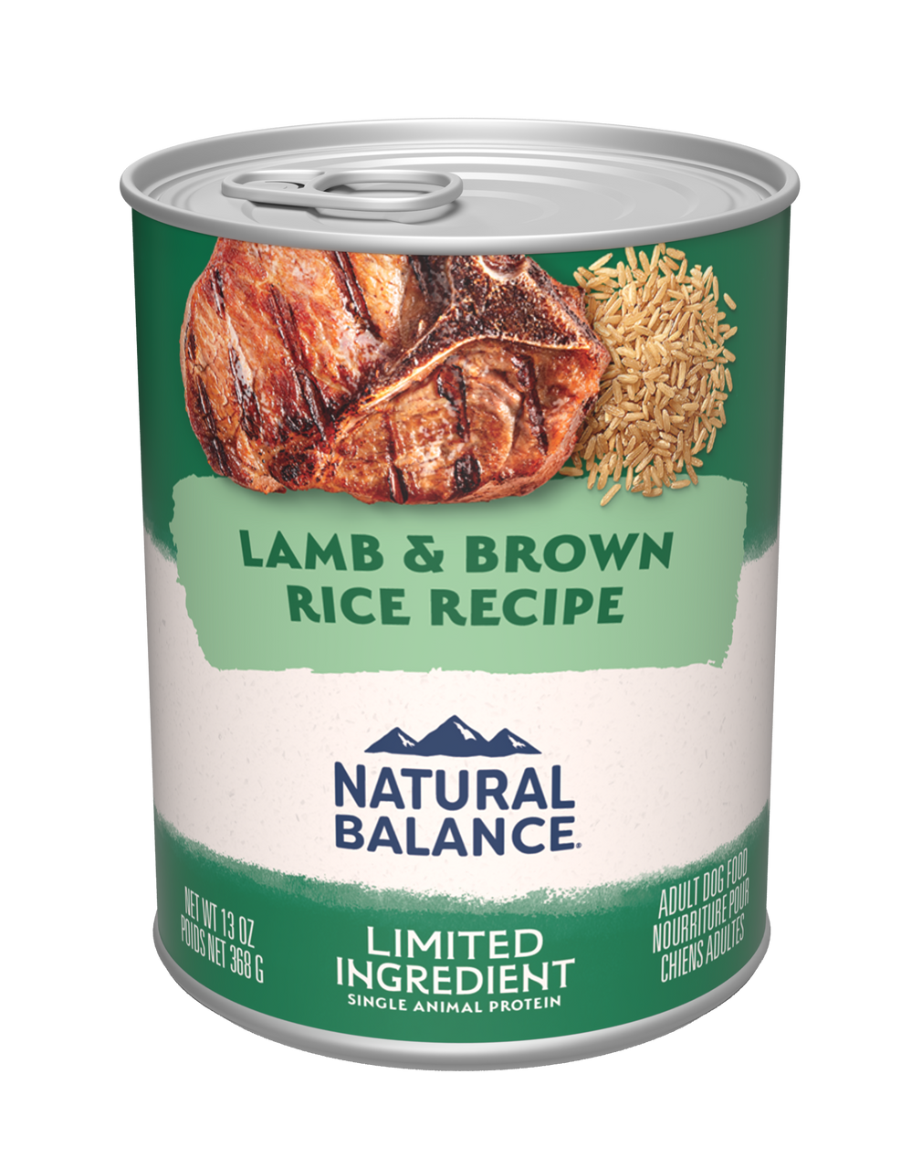 Natural Balance Lamb and Brown Rice Canned Dog Food 13 Oz.