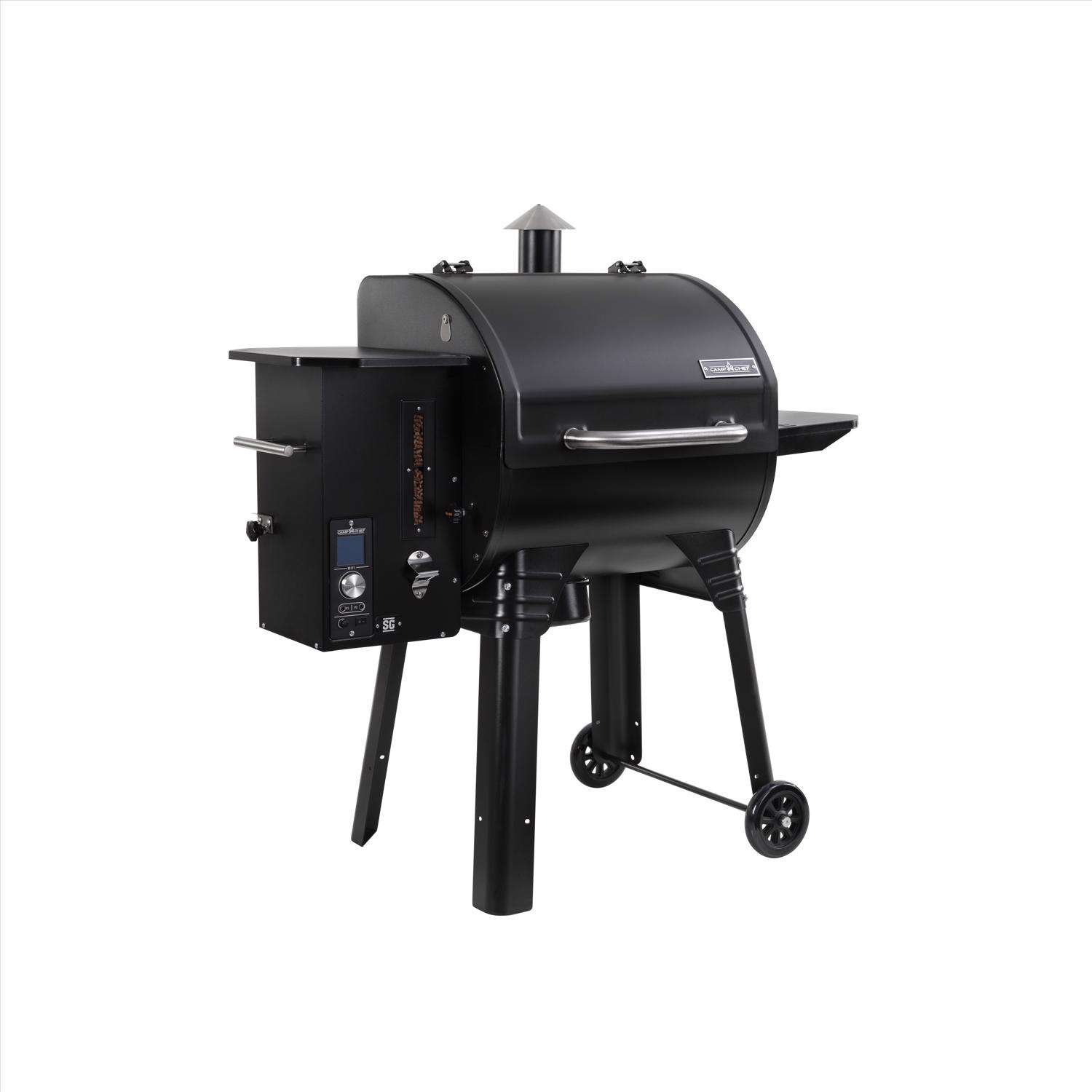 Camp Chef SmokePro Wood Pellet Bluetooth and WiFi Grill and Smoker Black