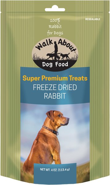 Walk About Grain-Free Freeze Dried Rabbit Dog Treats