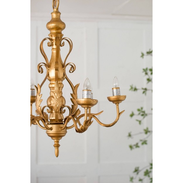 Classic Vintage Chandelier Gold white A amp b Home