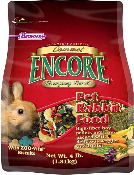 Brown's Encore Gourmet Foraging Feast Pet Rabbit Food