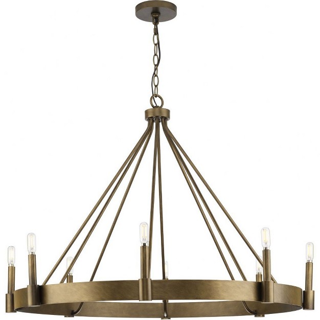 Progress Lighting Breckenridge 8 light Chandelier Aged Bronze Candle Style