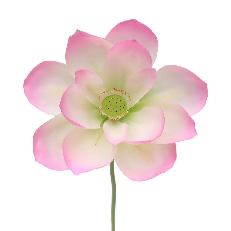 high quality plastic artificial flower lotus water lily garden home accessories decoration flower