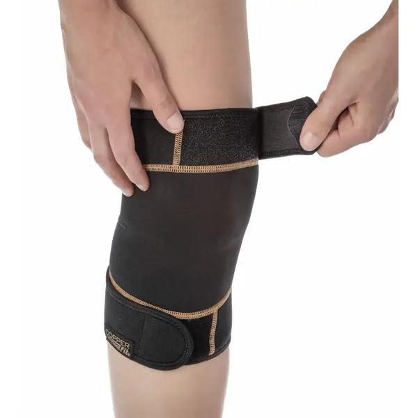 Copper Fit Rapid Relief Adjustable Compression Knee Wrap