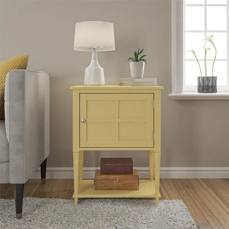 Fairmont Yellow Accent Table