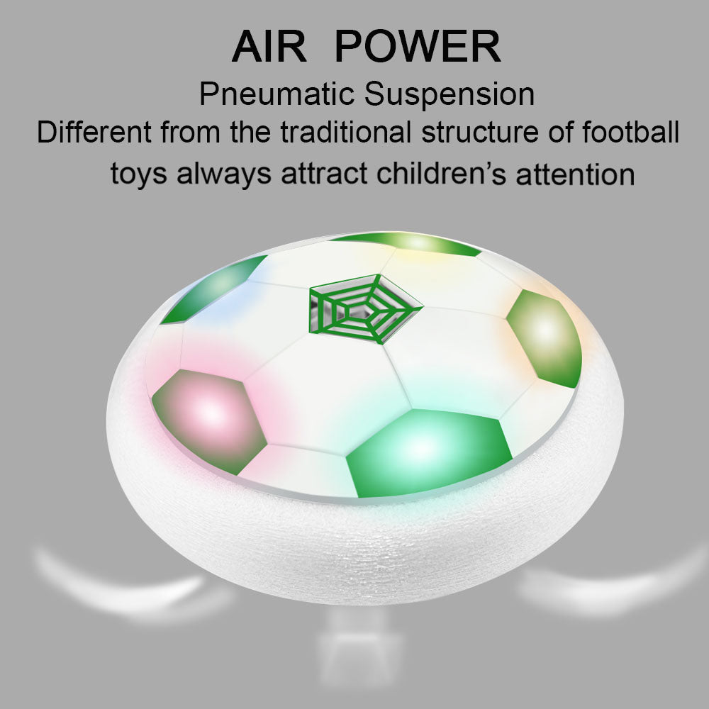 Kid Hover Soccer Ball， 7 Inches Air Floating Football Toys for Boys 3-6 Years Old， LED Light and Soft Foam Bumper Outside Toys for Kids 3 4 5 6 7