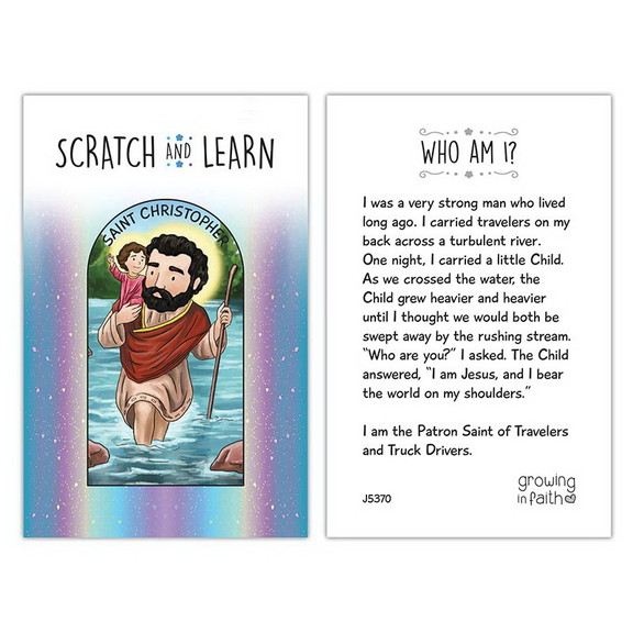 Growing In Faith Scratch   Learn Card