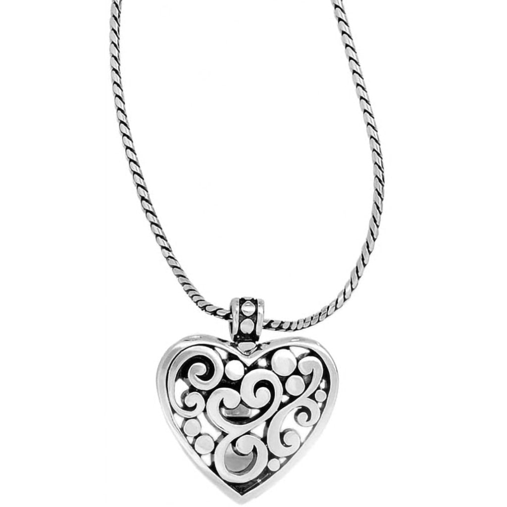 Brighton - Contempo Heart Badge Clip Necklace