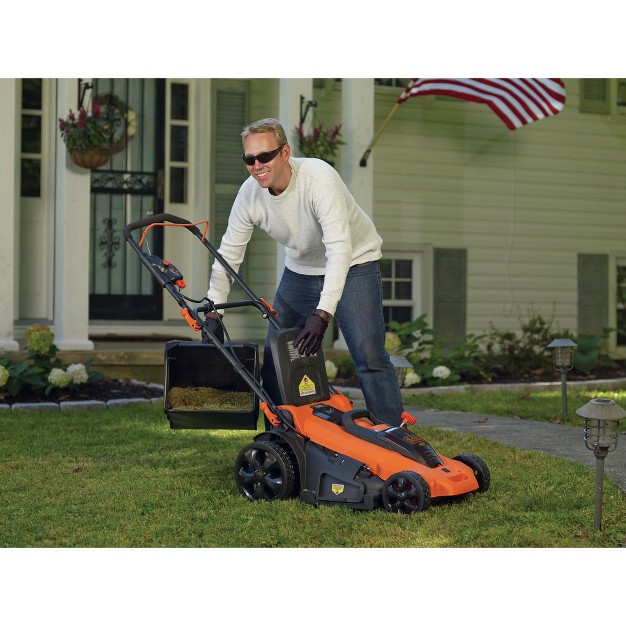 Black amp Decker Cm2043c 40v Max Brushed Lithium ion 20 In Cordless Lawn Mower Kit With 2 Batteries 2 Ah