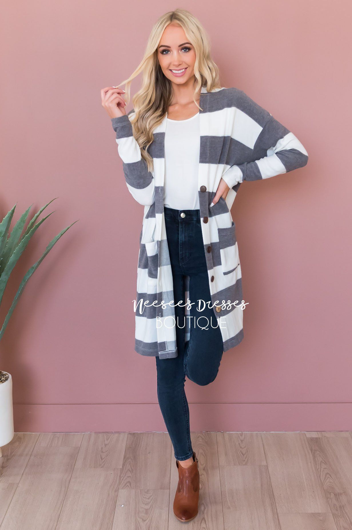 Take Your Chance Modest Cardigan