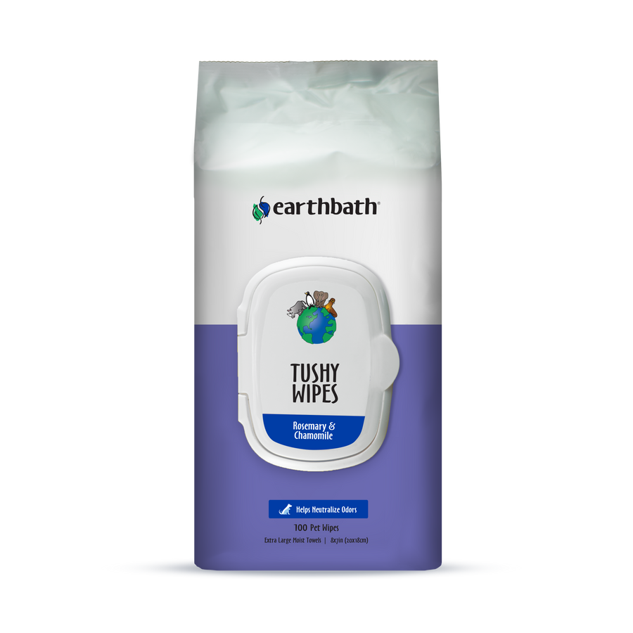 Earthbath Tushy Wipes for Dogs  Cats