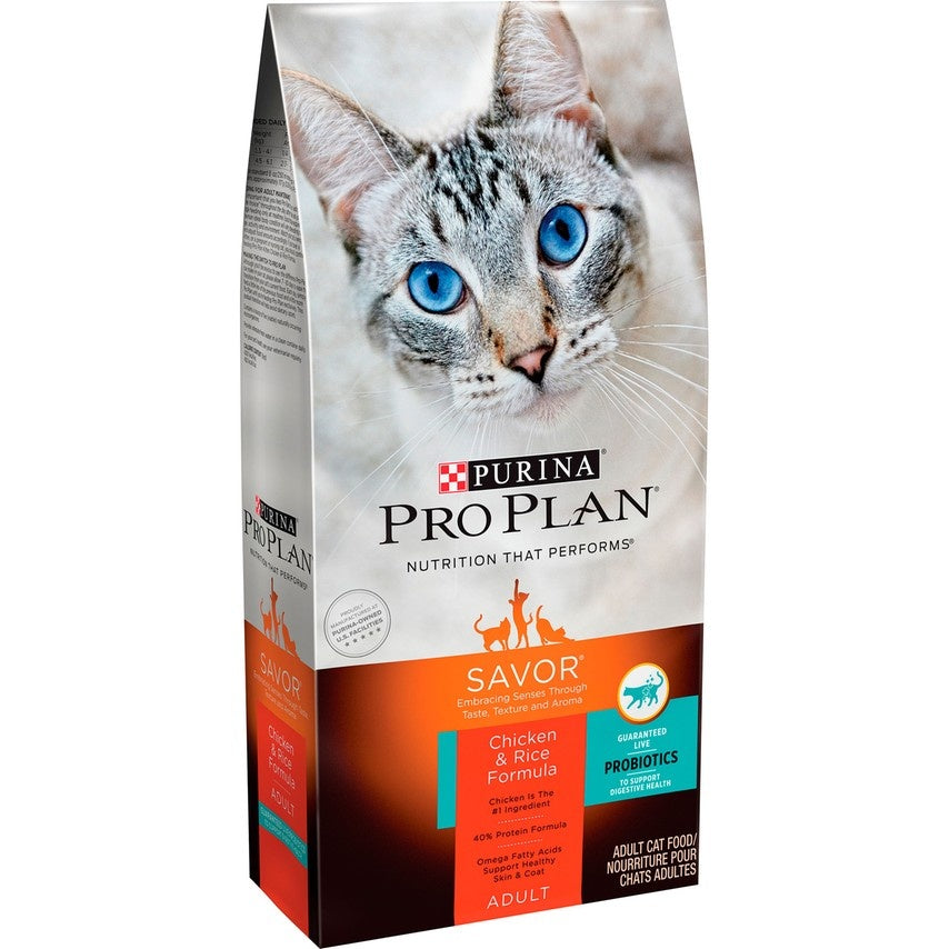 Purina Pro Plan Savor Chicken  Rice Formula Dry Cat Food