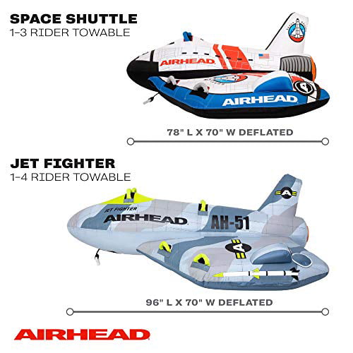 Airhead AHFJ-14 Jet Fighter Inflatable 1-4 Rider Towable