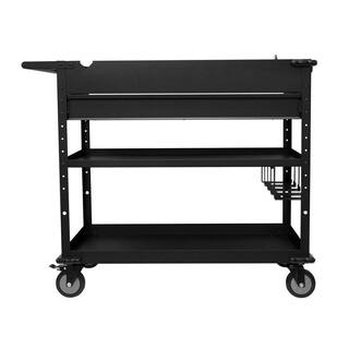 Montezuma 40 in. Steel Tool Cart with Power Tool Holder and Power Strip MUC4039B