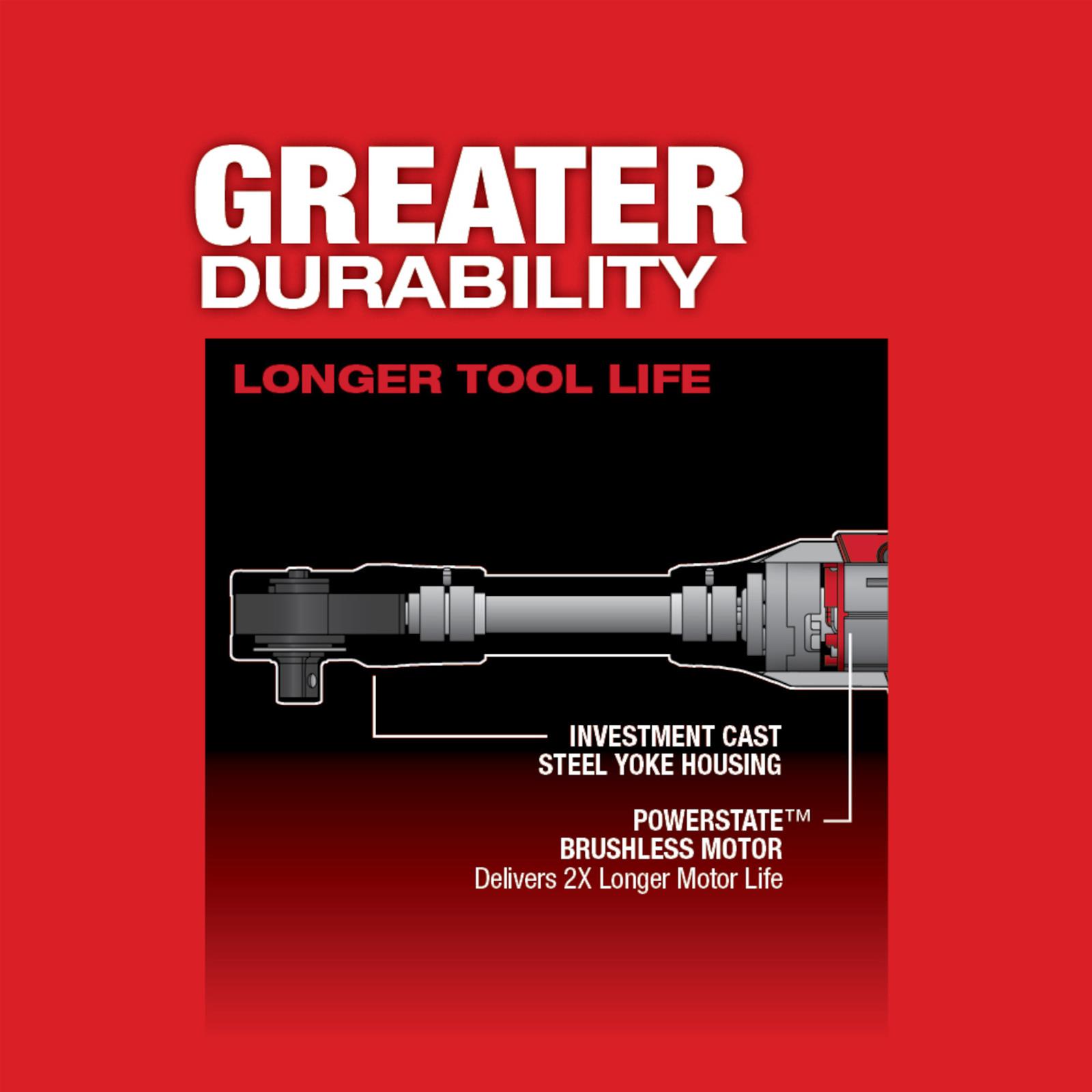 Milwaukee Tool 2560-20 Milwaukee M12 FUEL Extended Reach Ratchets