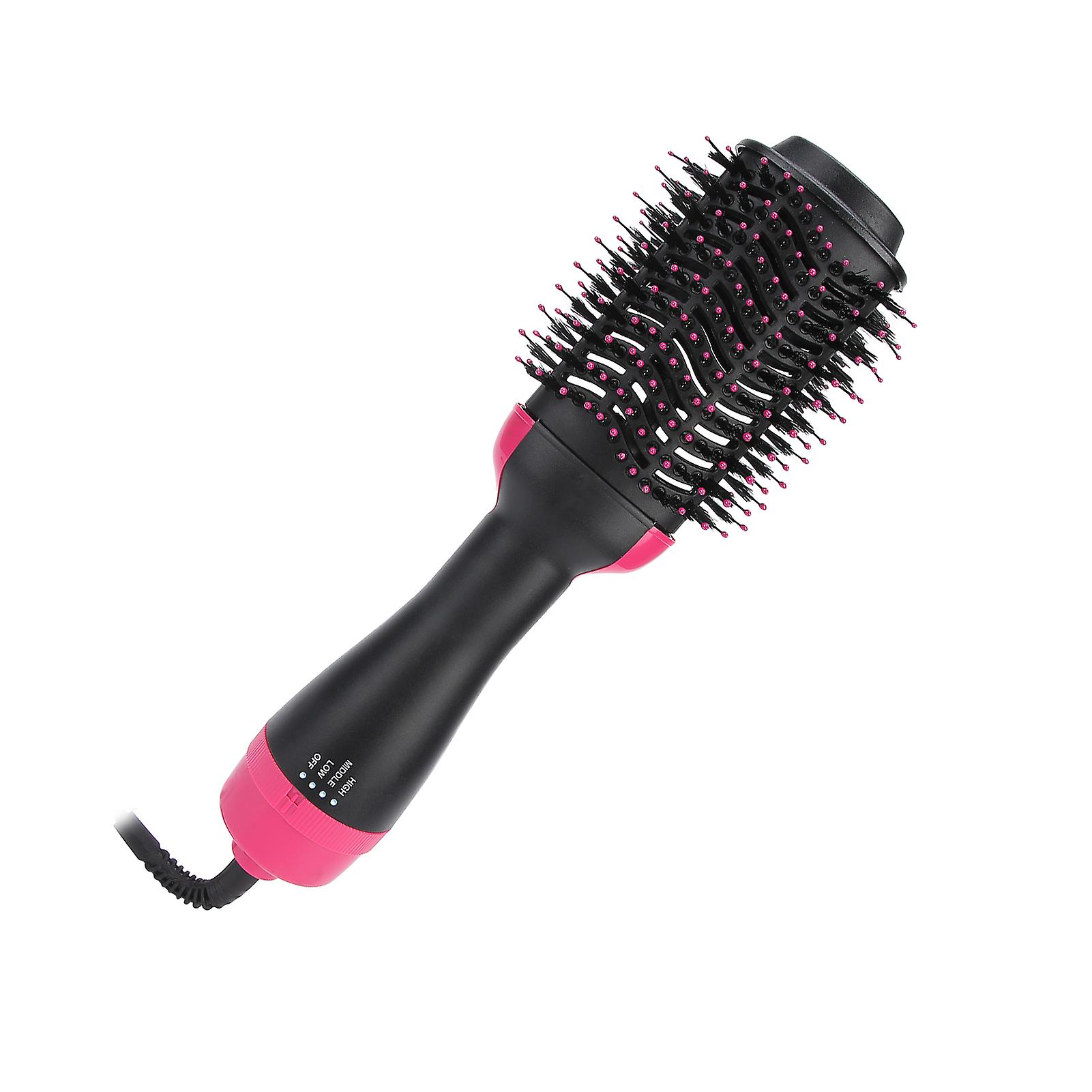 Electric Hair Dryer Brush Hot Air Brush Negative Ionic Salon Hair Styling Brush Hot Hair Combus Plug 110v