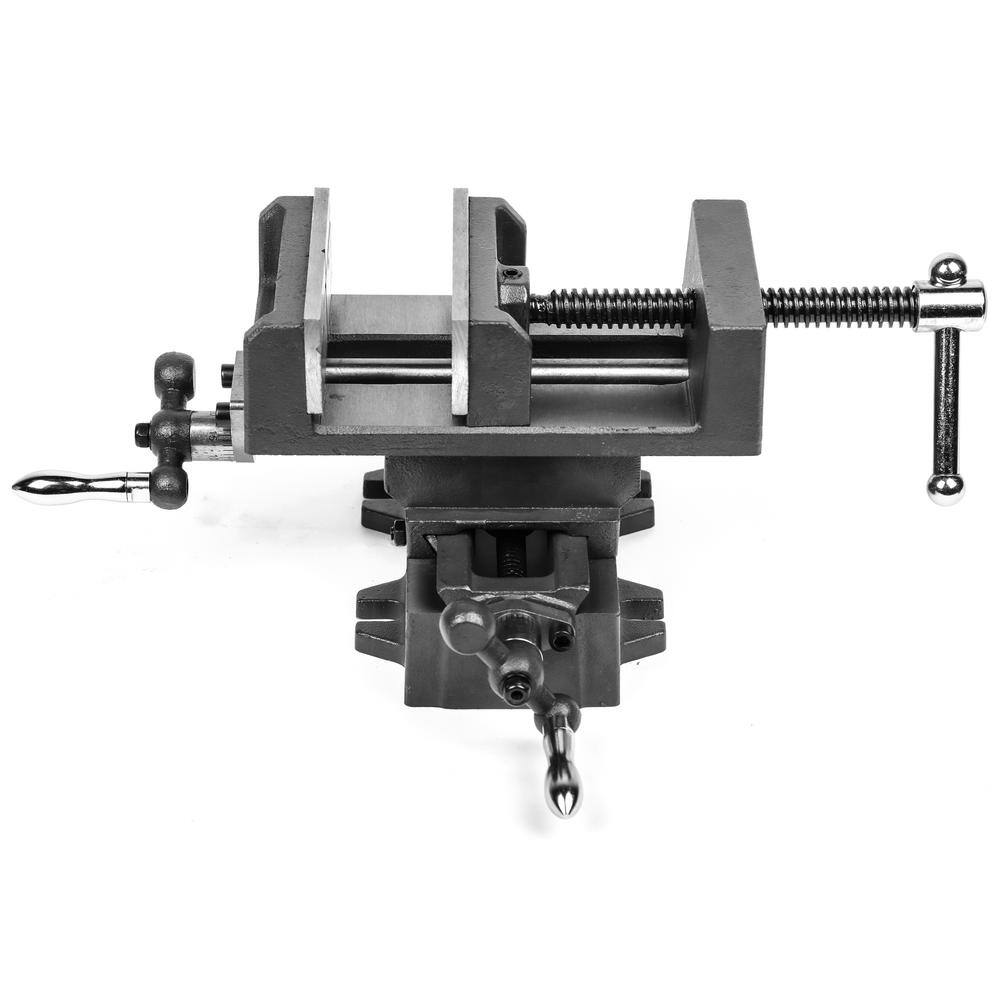 WEN 4.25 in. Compound Cross Slide Industrial Strength Benchtop and Drill Press Vise CV414