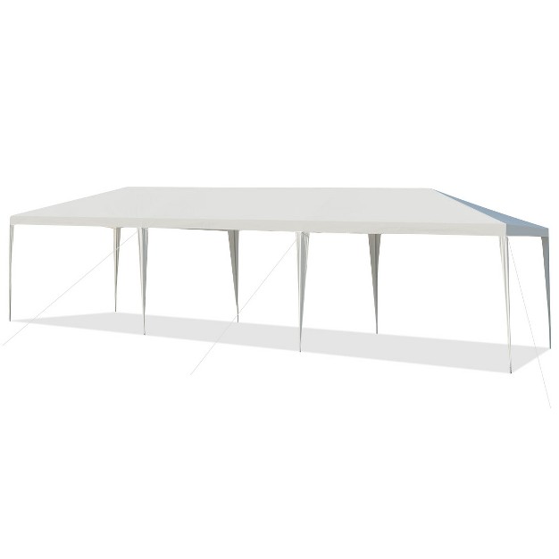 Tangkula 10 x27 X 30 x27 Outdoor White Wedding Party Event Tent Gazebo Canopy Pavilion