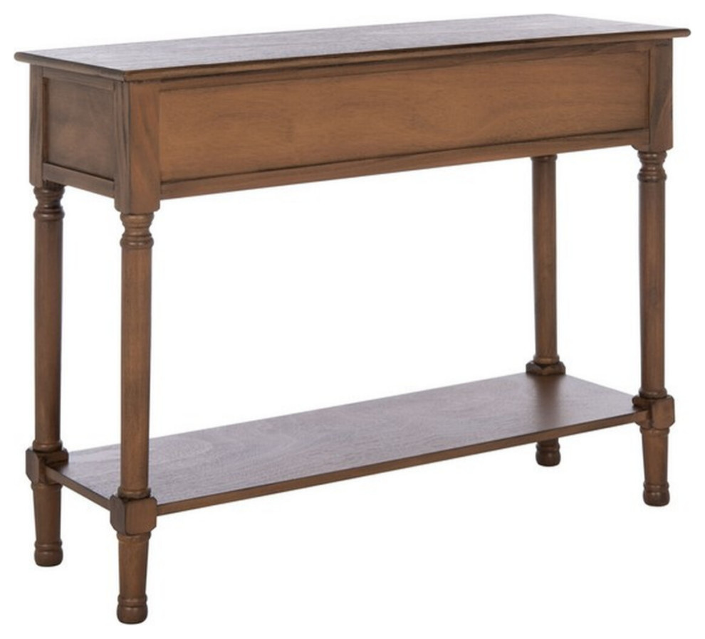 Lovell 2 Drawer Console Table Brown   Modern   Console Tables   by Virgil Stanis Design  Houzz