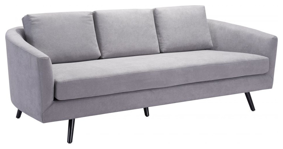 Divinity Sofa Gray   Midcentury   Sofas   by GwG Outlet  Houzz