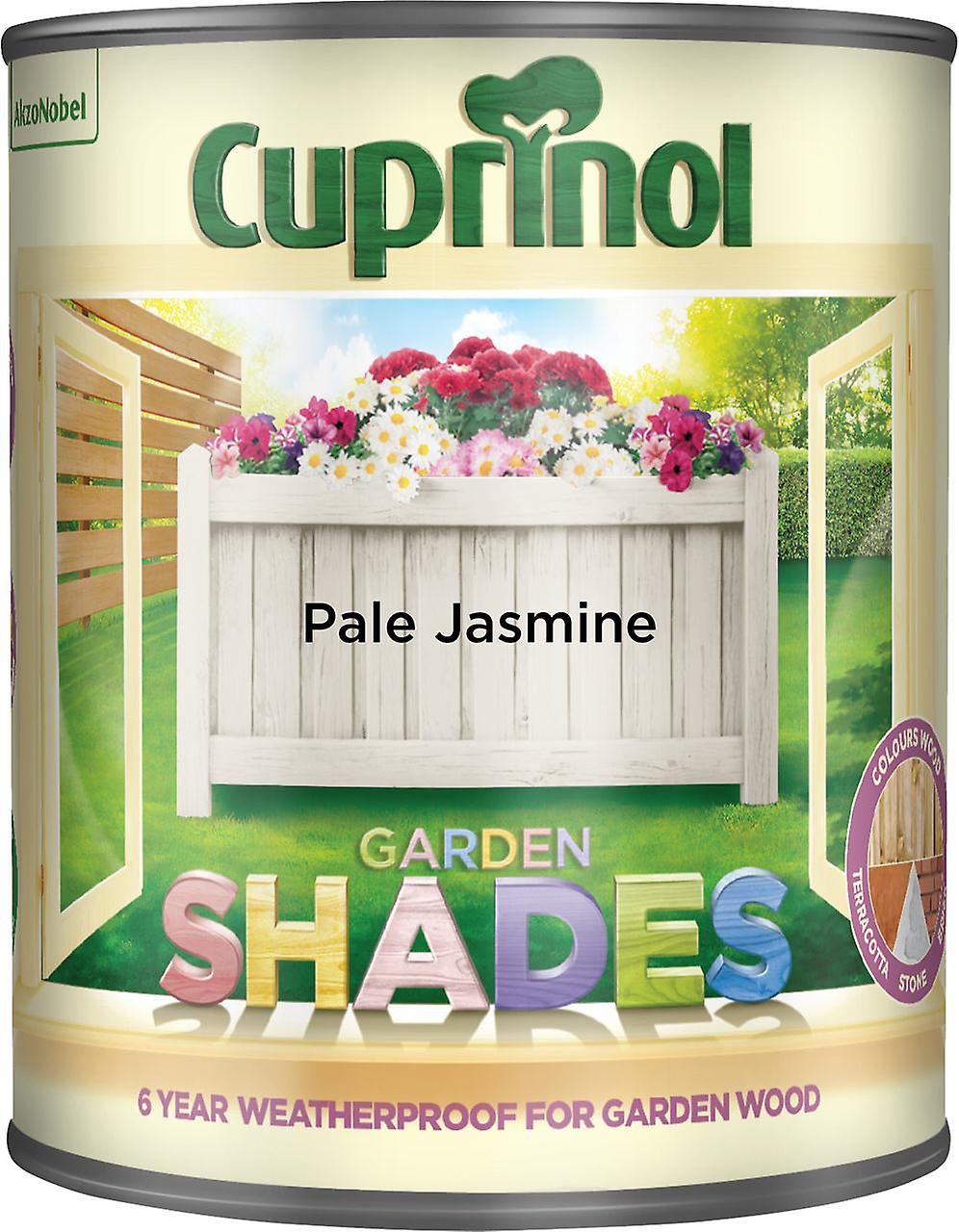 Cuprinol 1L Garden Shades Paint Pale Jasmine