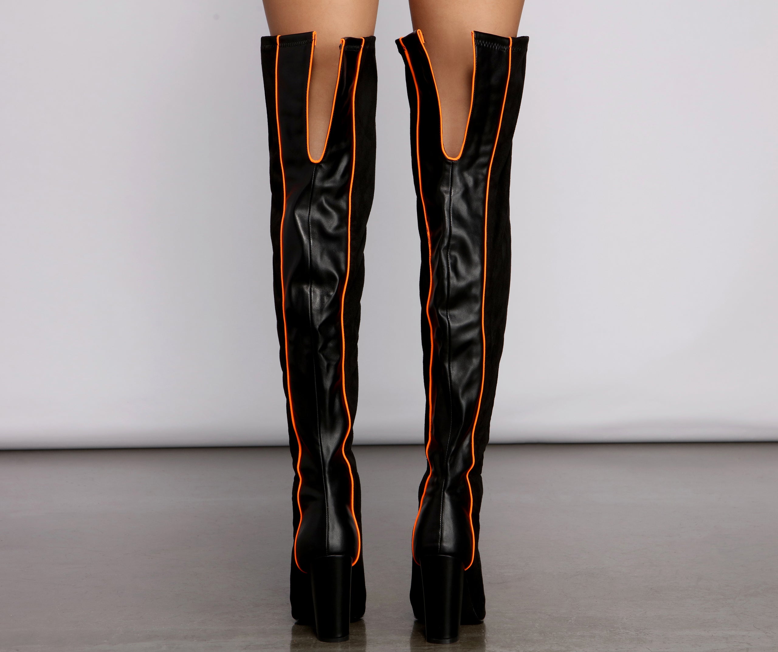 Trend Alert Over The Knee Block Heel Boots