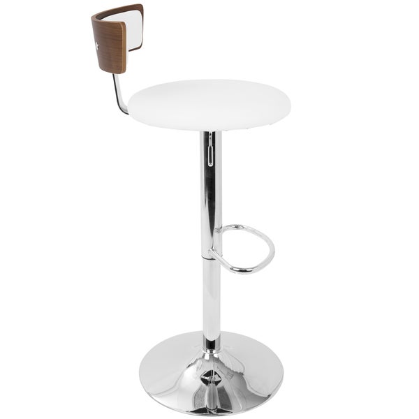 LumiSource Weller Contemporary Adjustable Bar Stool