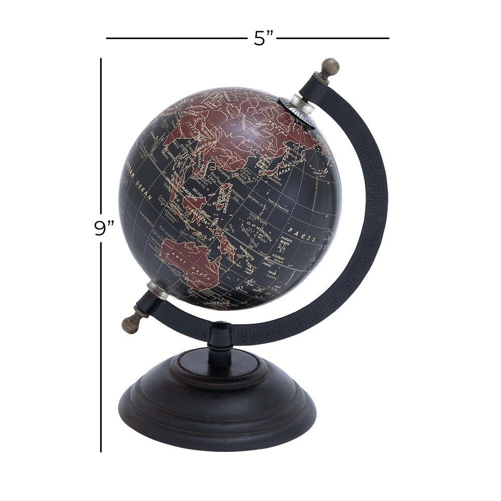 Wood Rustic Globe