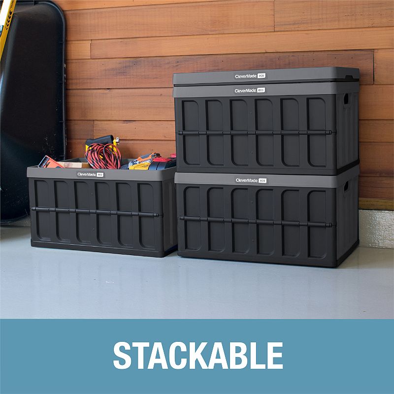 CleverMade Collapsible Storage Bin EcoCrate 3-piece Set