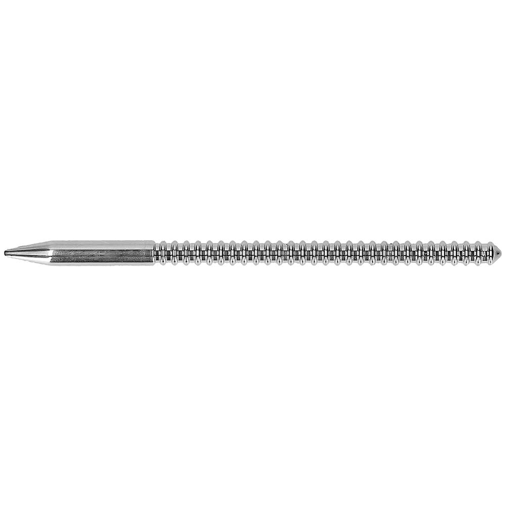 Ouch! Ribbed 7.7mm Steel Urethral Dilator Plug