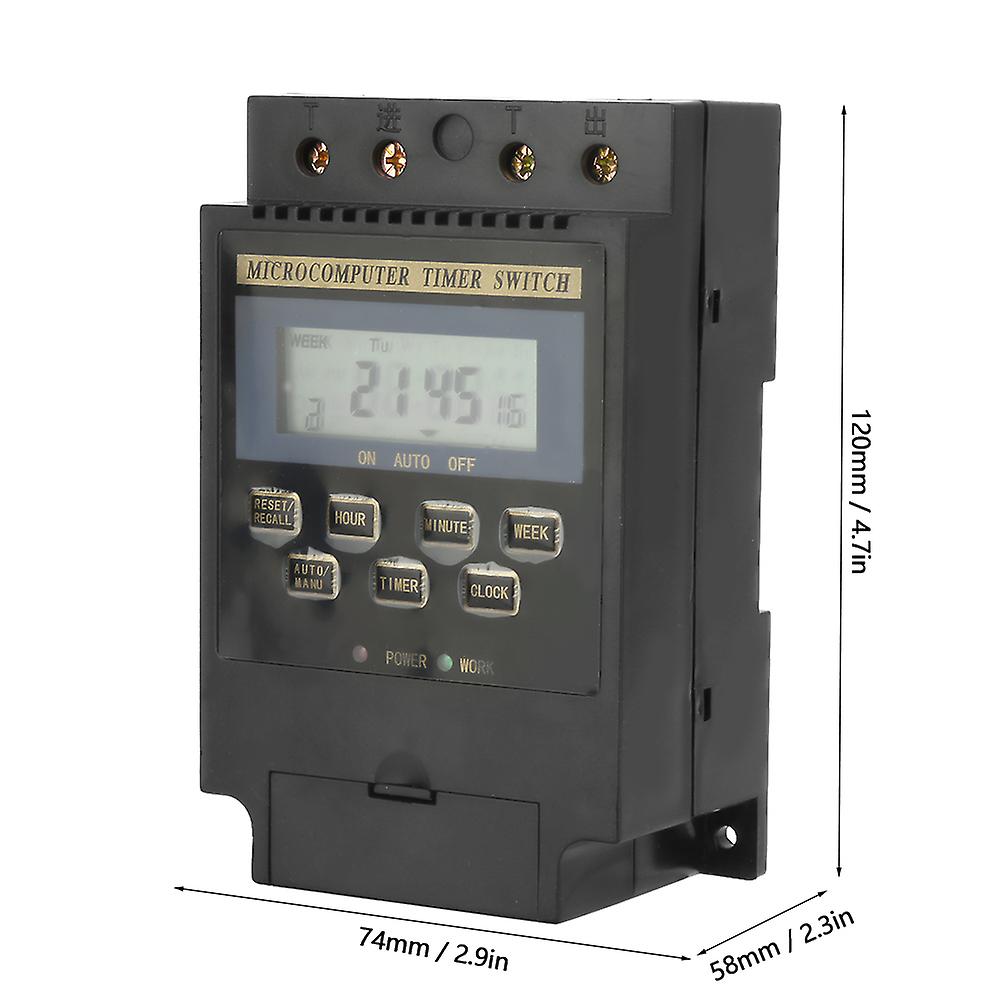 Kg316t Digital Timer Controller Microcomputer Programmable Timer Switch Ac220v 25a