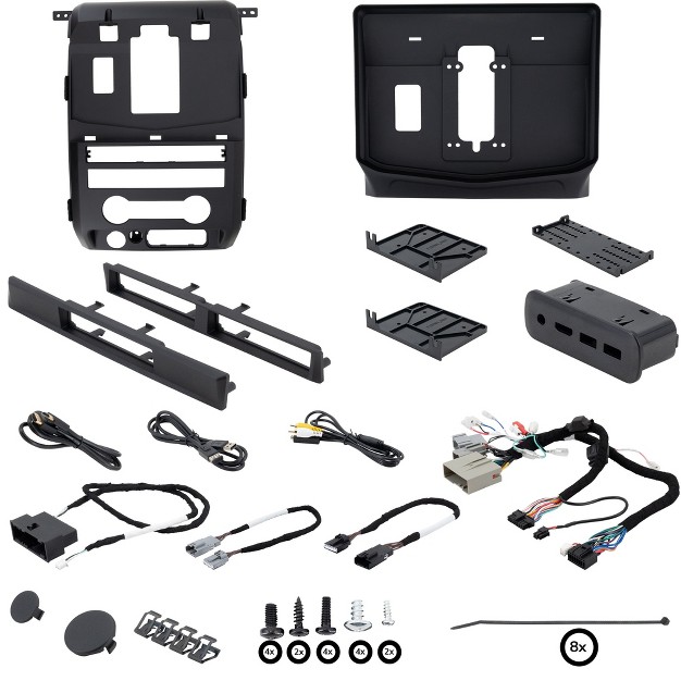 Stinger Sr f15009h Heigh10 Multimedia Head Unit Installation Kit Compatible With Ford F 150 2009 2014