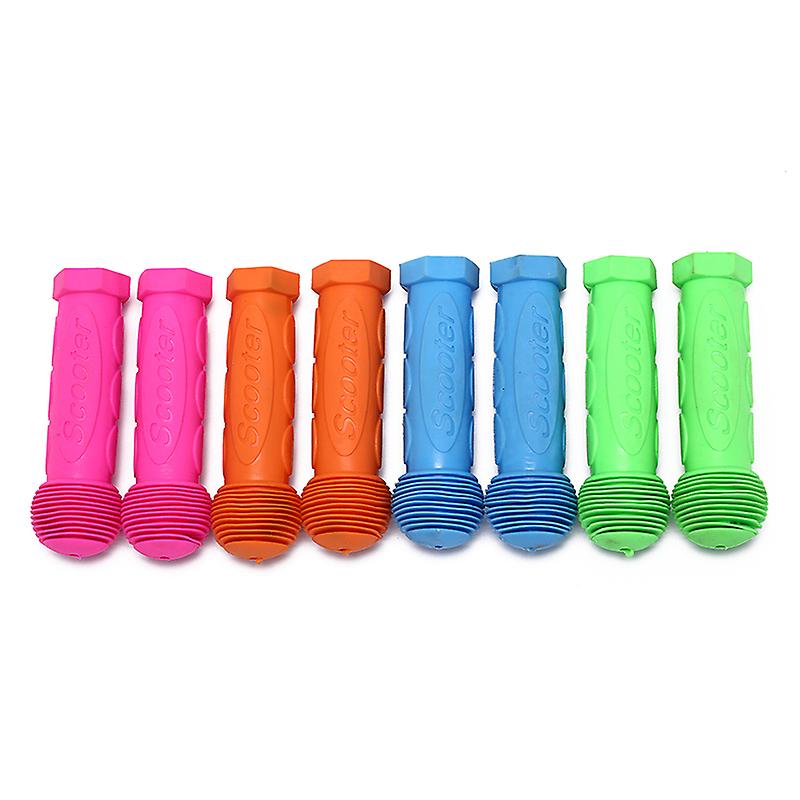 Born Pretty Blue Red Rubber Grip Handle Bike Handlebar Grips Cover Anti-skid Bicycle Tricycle Skateboard Scooter For Child Kids