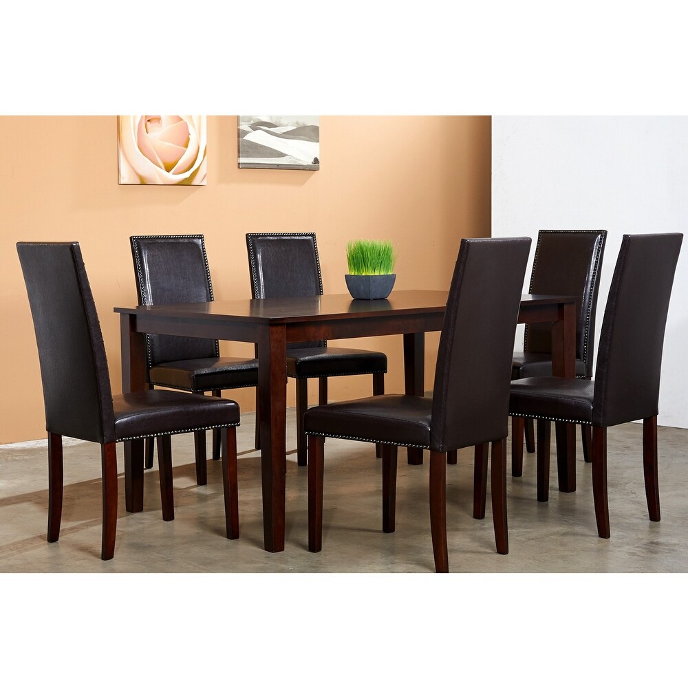 Warehouse of Tiffany 1 piece Black Juno Dining Table (for 6 seater)   N/A