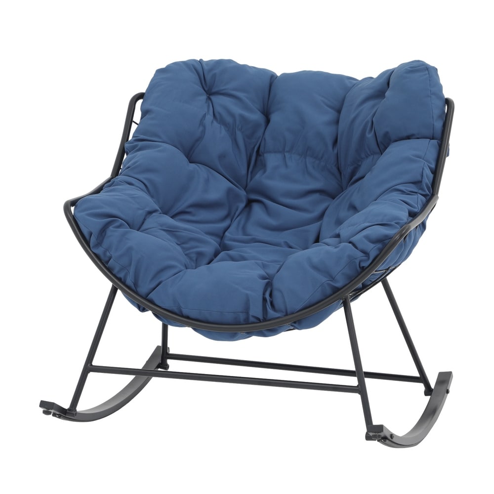 Patio Rocking Chair with Cushion