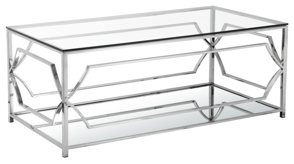 Edward Rectangular Coffee Table   Contemporary   Coffee Tables   by American Home Classic Inc.  Houzz