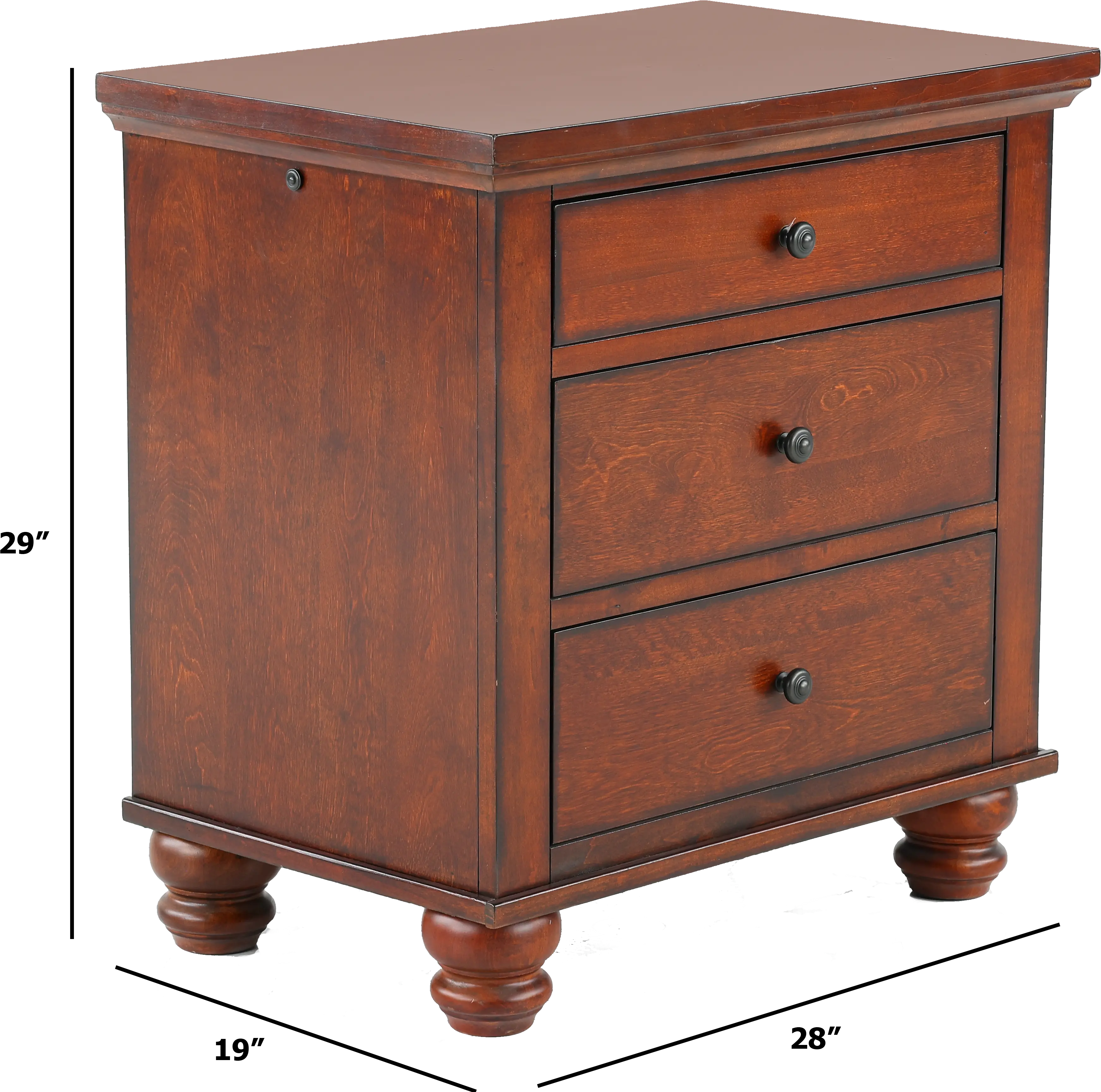 Cambridge Brown Cherry Nightstand