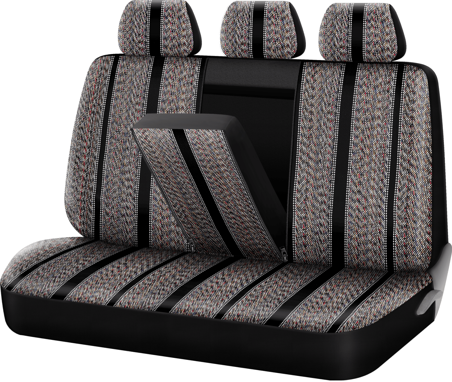 Auto Drive 1PC Seat Cover Truck Bench Saddle Blanket Jacquard Brown - Universal Fit， 2102SC097