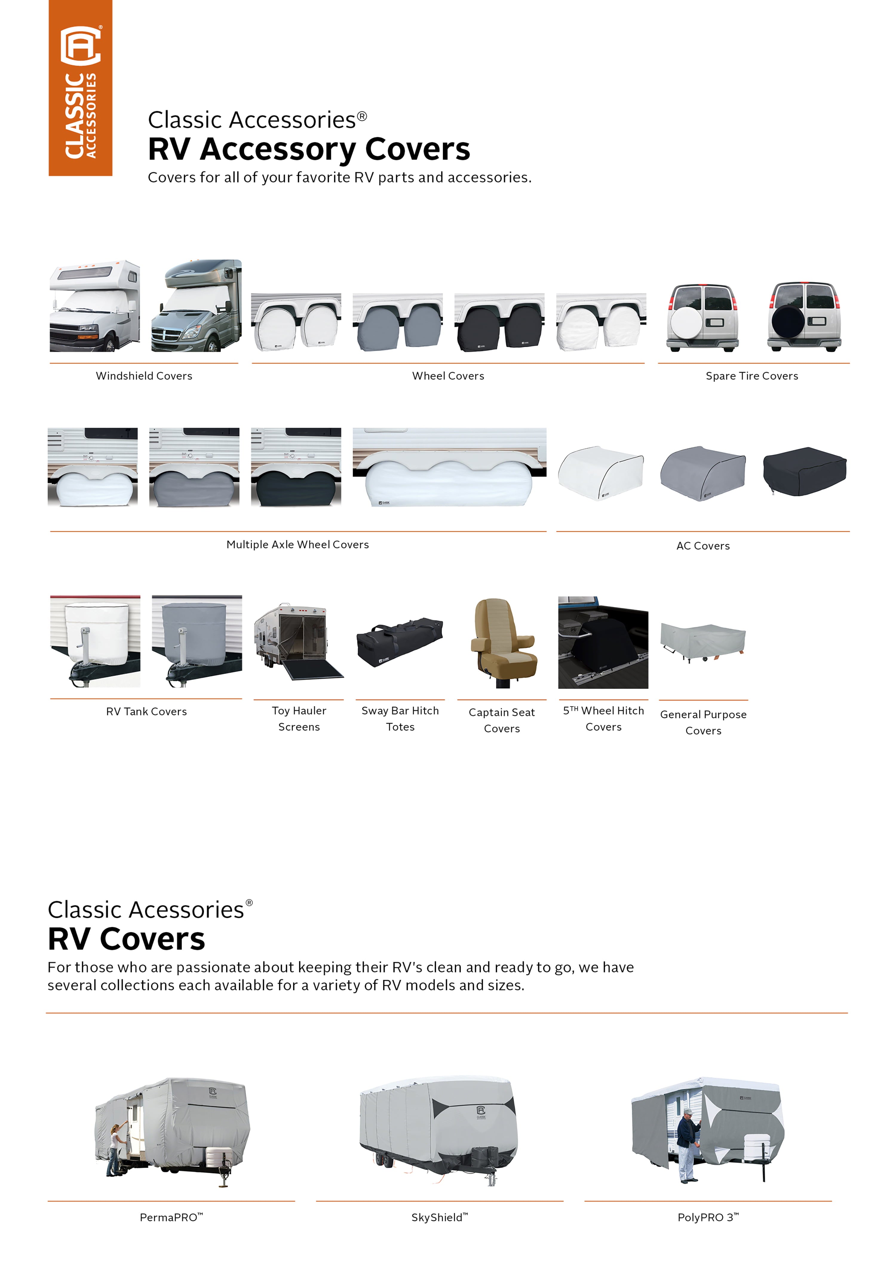 Classic Accessories OverDrive Toy Hauler Screen， Rear Opening 90.5