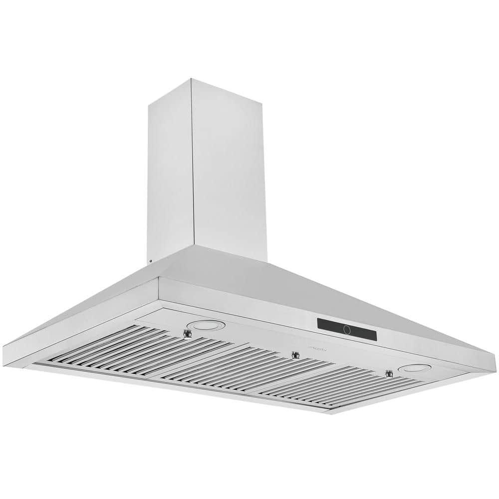 Ancona 36 in 600 CFM Convertible WallMounted Pyramid Range Hood in Stainless Steel