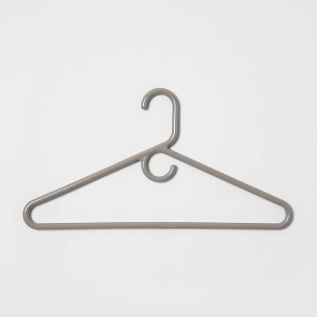 5pk Super Heavy Weight Hangers Gray